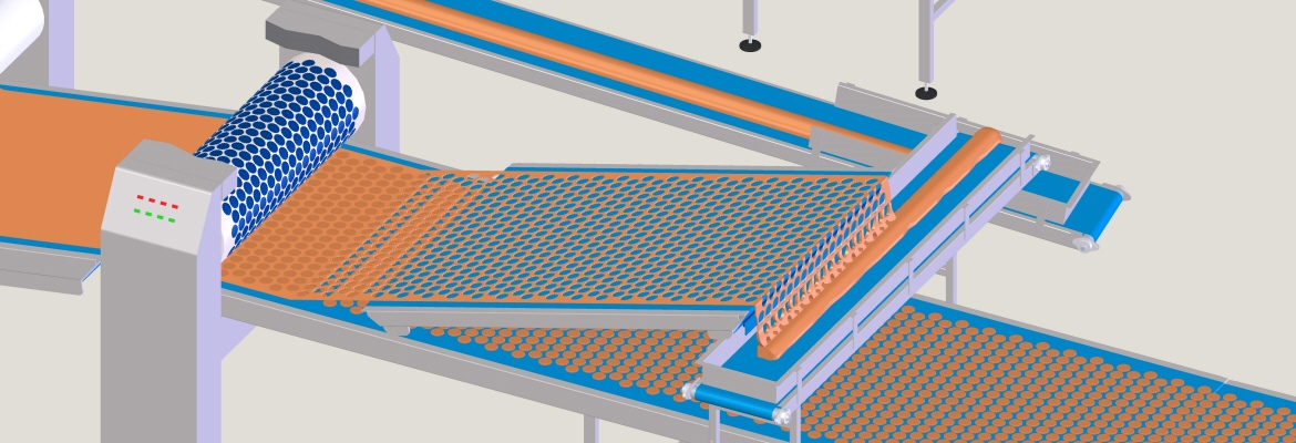 Kvaliteten i cookies beror till stor del på användning av det lämpliga bandet med bra grepp och frigörningsegenskaper under skärprocessen, när degen är fin och tunn.