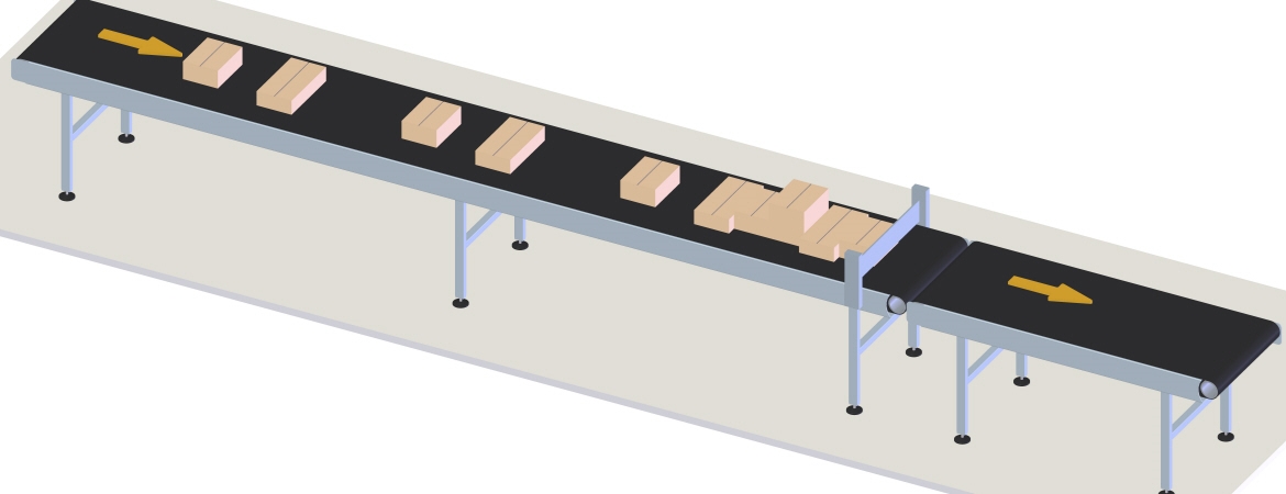 The stage of the operation where parcels are accumulated (collected) to ensure a constant flow into the induction stage.
