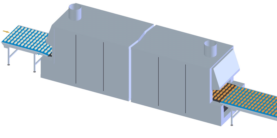 Presun cesta do pece na pečenie a odoberanie chleba po jeho upečení je úlohou pre pásy s plynulým chodom, ktoré odolajú teplu. Náš sortiment riešení vyvinutý vďaka našim dlhoročným skúsenostiam v priemysle zahŕňa pásy určené na priamy kontakt s cestom, ako aj tie, ktoré sú určené na dopravu veľmi ťažkých horúcich podnosov.